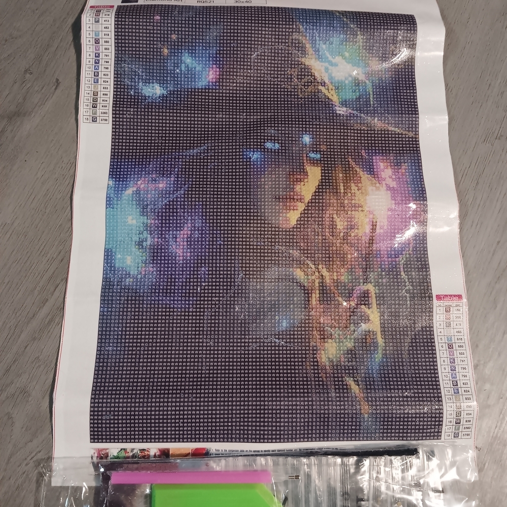 Mystical Witch Diamond Painting Kit 30x40